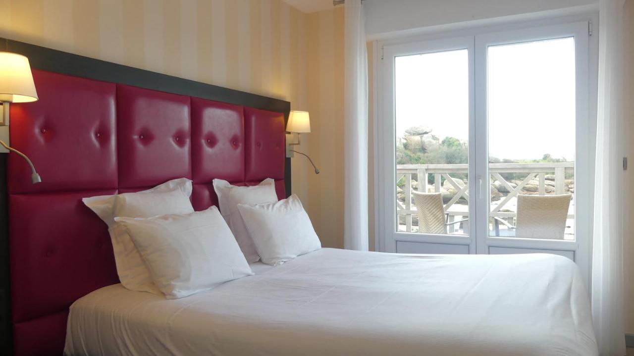 Logis Hotel Saint Guirec Et De La Plage Perros-Guirec Eksteriør bilde