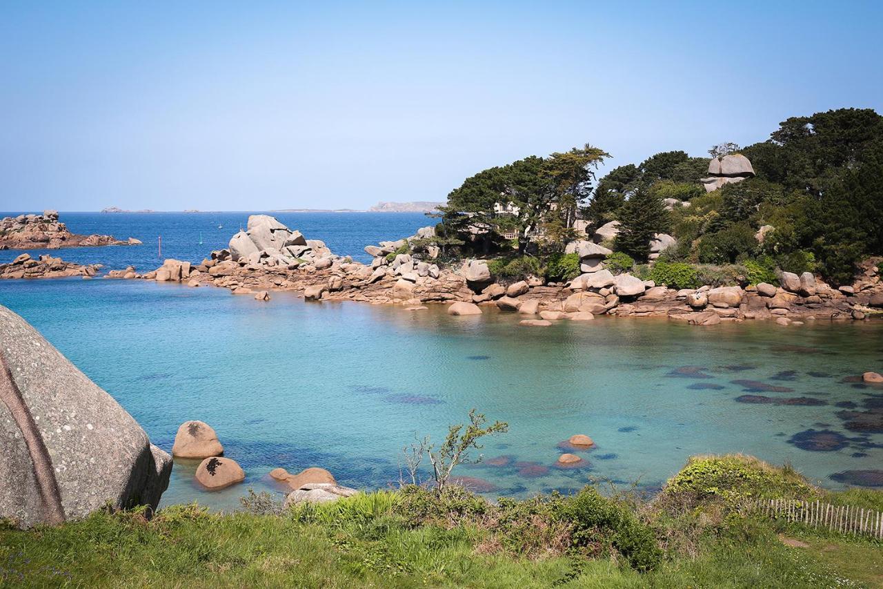 Logis Hotel Saint Guirec Et De La Plage Perros-Guirec Eksteriør bilde