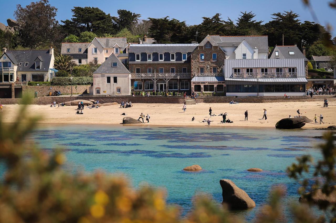 Logis Hotel Saint Guirec Et De La Plage Perros-Guirec Eksteriør bilde