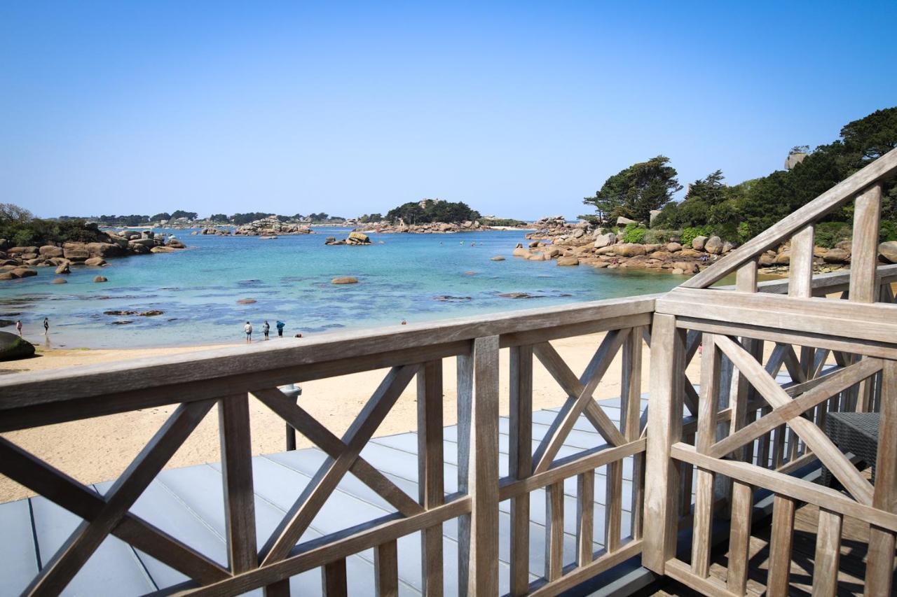 Logis Hotel Saint Guirec Et De La Plage Perros-Guirec Eksteriør bilde