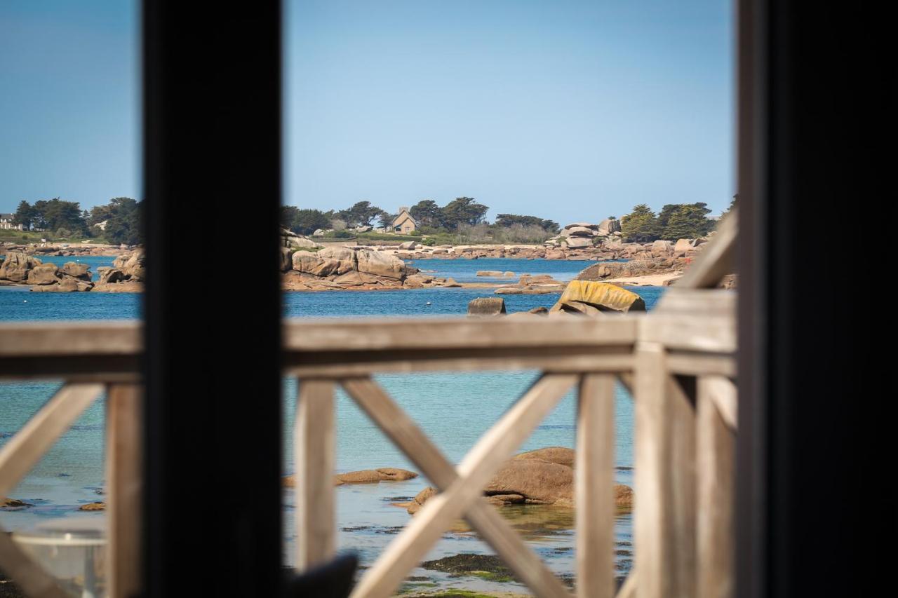 Logis Hotel Saint Guirec Et De La Plage Perros-Guirec Eksteriør bilde