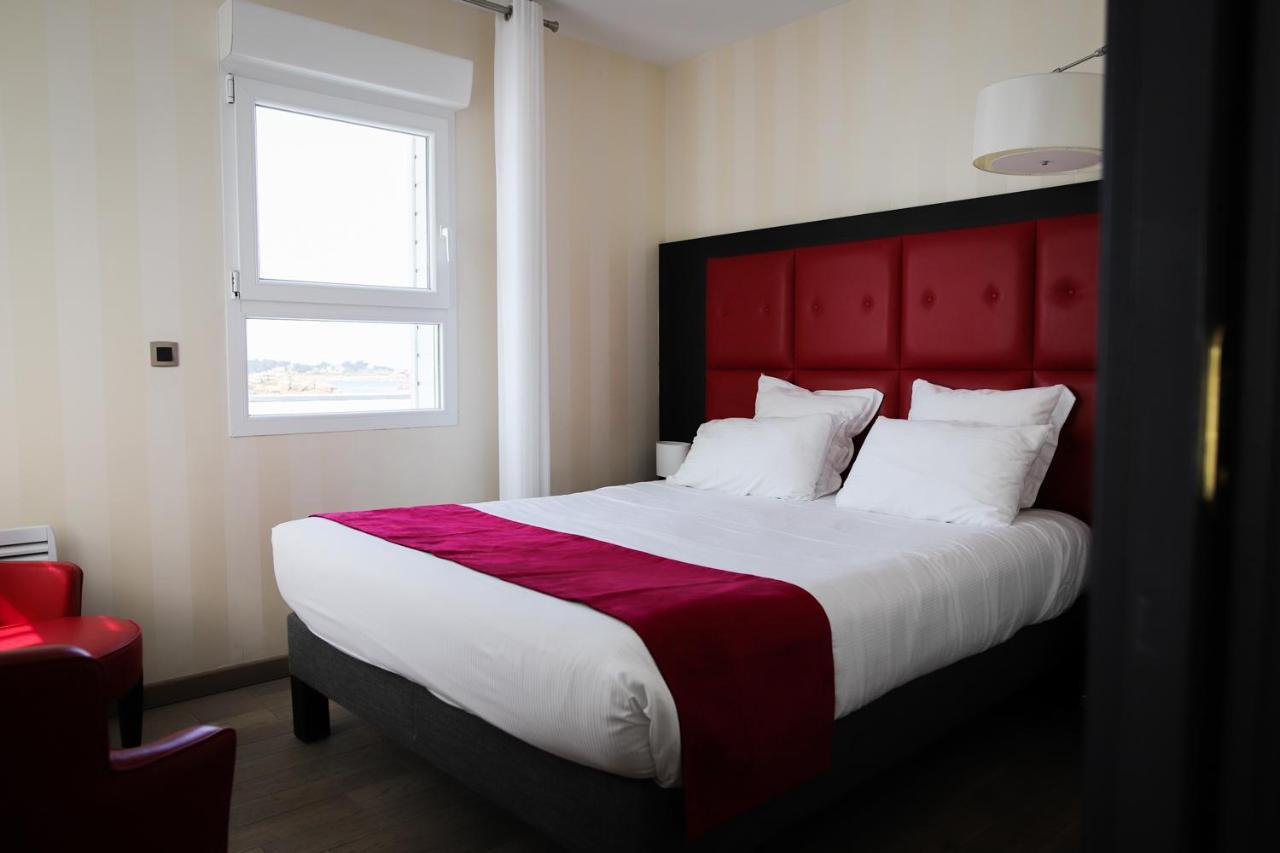 Logis Hotel Saint Guirec Et De La Plage Perros-Guirec Eksteriør bilde