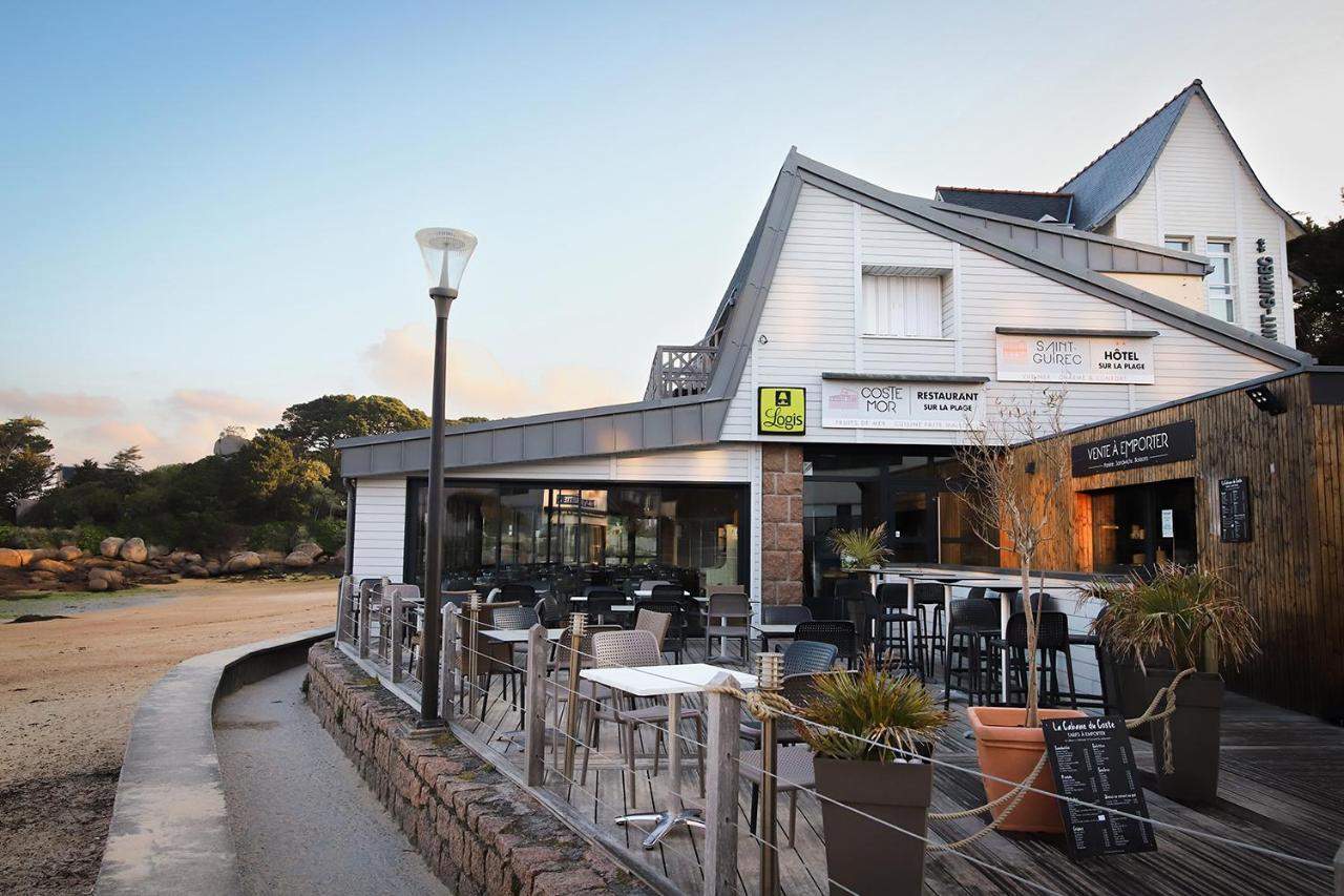Logis Hotel Saint Guirec Et De La Plage Perros-Guirec Eksteriør bilde