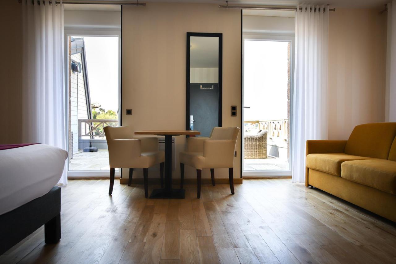 Logis Hotel Saint Guirec Et De La Plage Perros-Guirec Eksteriør bilde