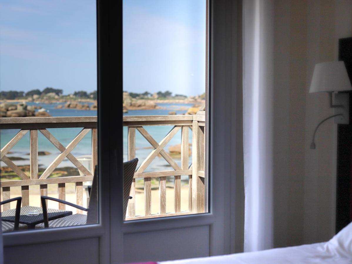 Logis Hotel Saint Guirec Et De La Plage Perros-Guirec Eksteriør bilde