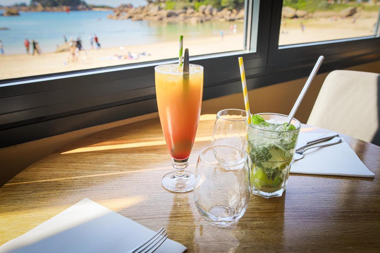 Logis Hotel Saint Guirec Et De La Plage Perros-Guirec Eksteriør bilde