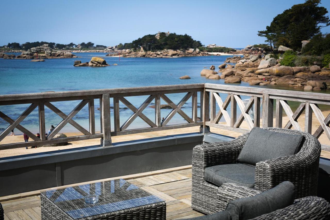 Logis Hotel Saint Guirec Et De La Plage Perros-Guirec Eksteriør bilde