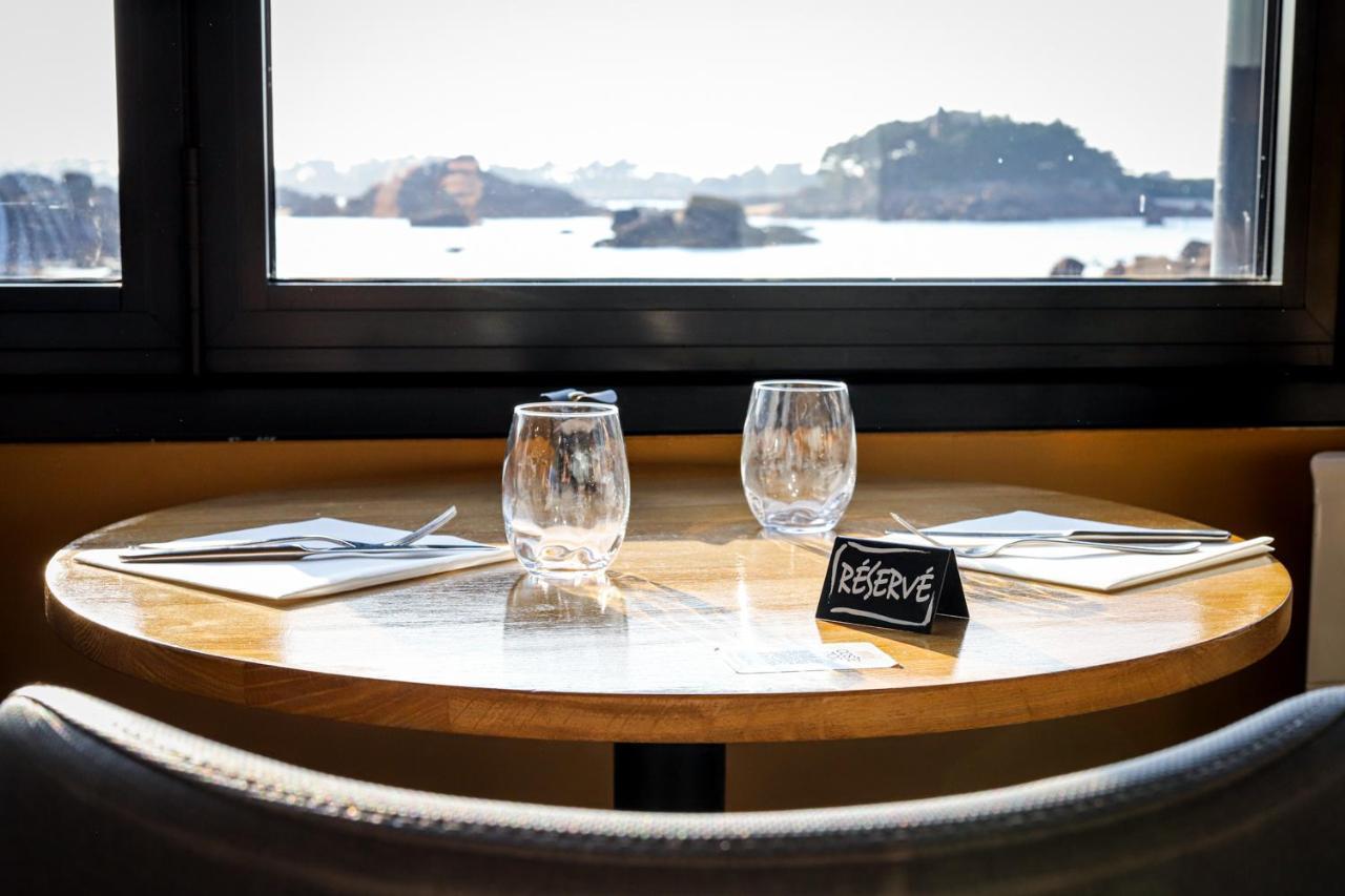 Logis Hotel Saint Guirec Et De La Plage Perros-Guirec Eksteriør bilde