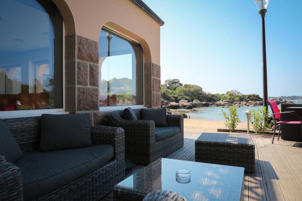 Logis Hotel Saint Guirec Et De La Plage Perros-Guirec Eksteriør bilde