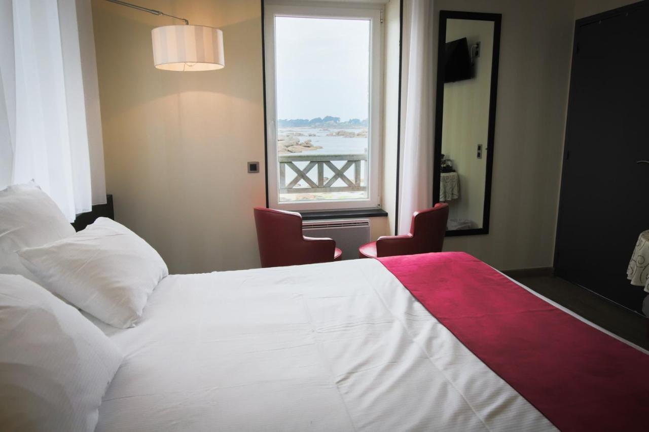 Logis Hotel Saint Guirec Et De La Plage Perros-Guirec Eksteriør bilde