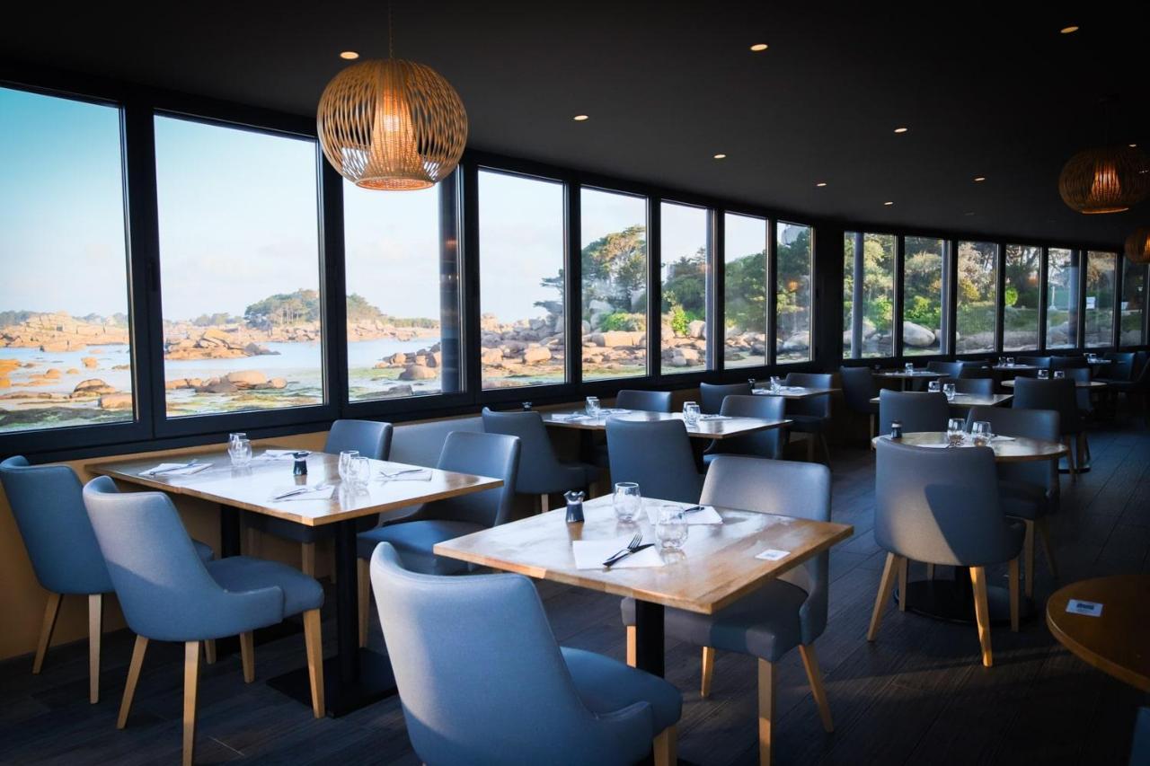 Logis Hotel Saint Guirec Et De La Plage Perros-Guirec Eksteriør bilde