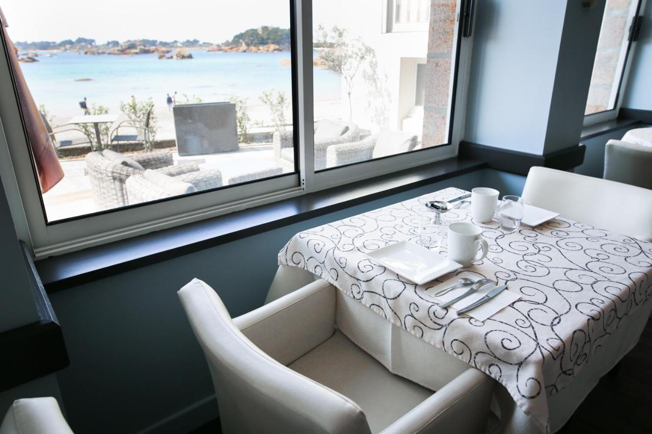 Logis Hotel Saint Guirec Et De La Plage Perros-Guirec Eksteriør bilde