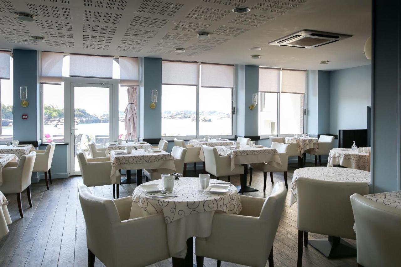 Logis Hotel Saint Guirec Et De La Plage Perros-Guirec Eksteriør bilde
