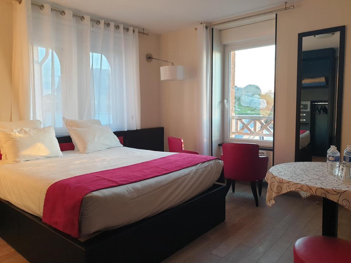 Logis Hotel Saint Guirec Et De La Plage Perros-Guirec Eksteriør bilde
