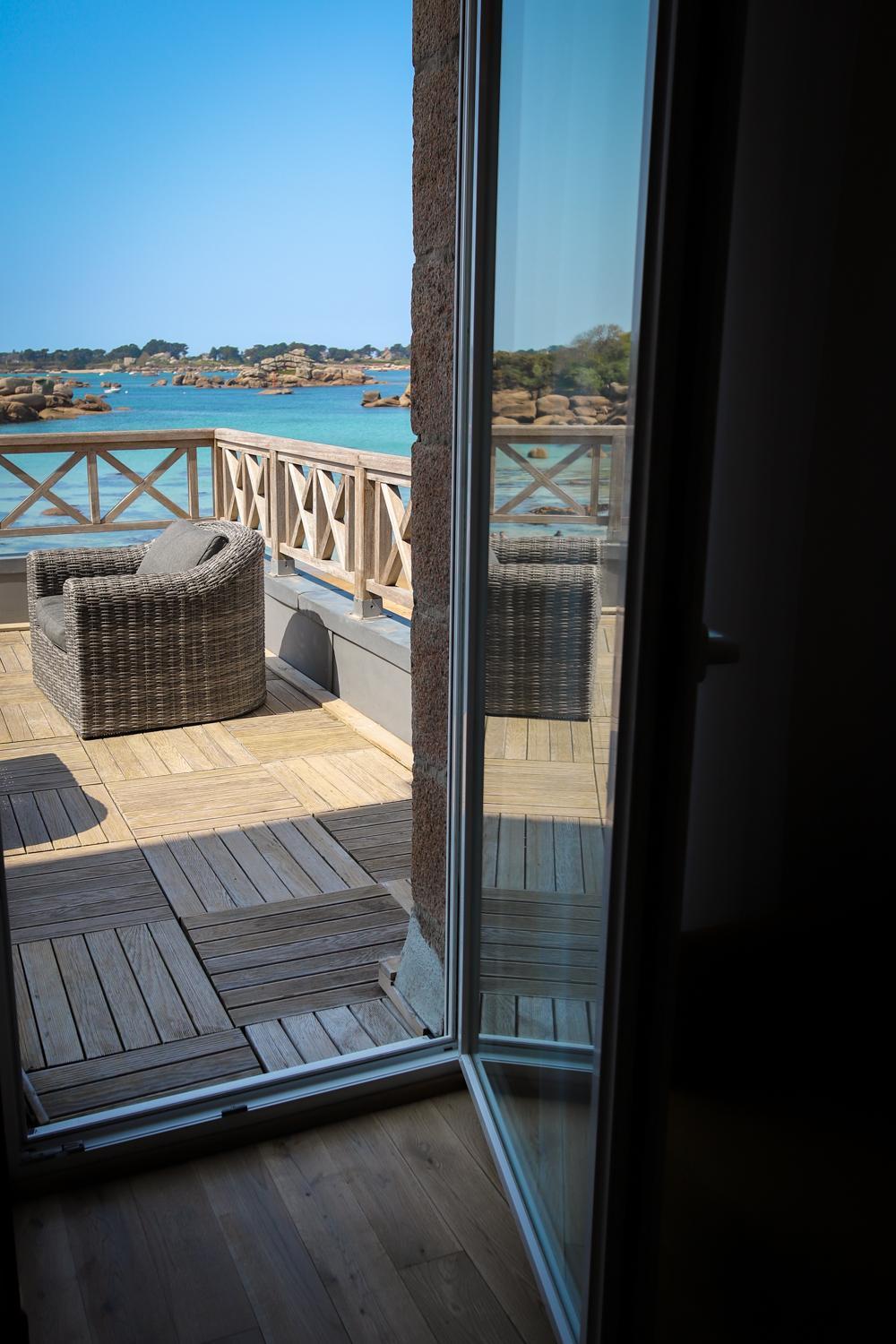Logis Hotel Saint Guirec Et De La Plage Perros-Guirec Eksteriør bilde