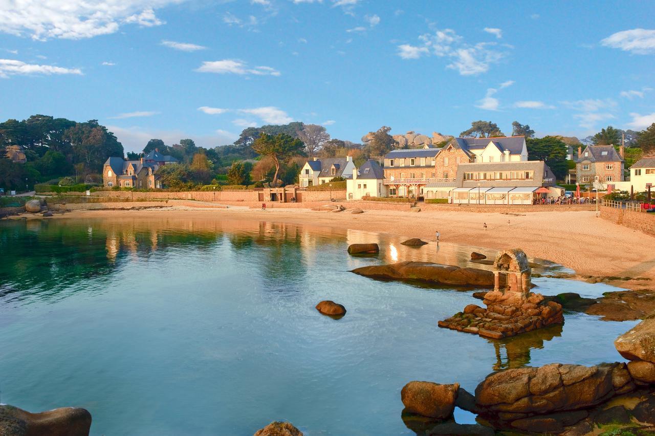 Logis Hotel Saint Guirec Et De La Plage Perros-Guirec Eksteriør bilde